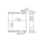 CASE Excavator Radiator/Heat Exchanger