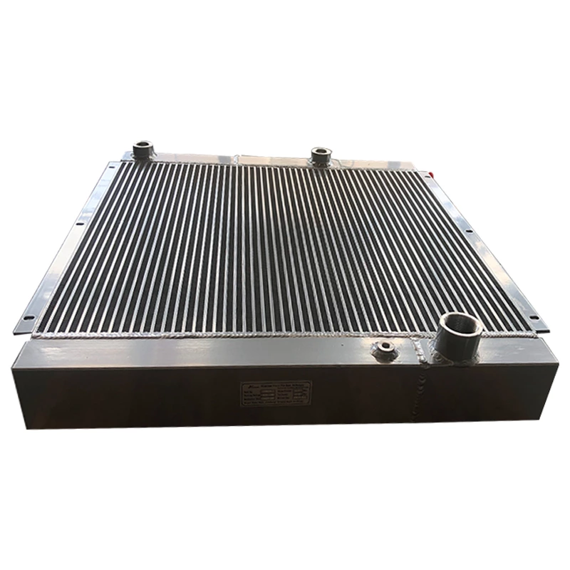 cleaning radiators for air compressor systems