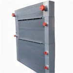 Integrated Oil, Air and Water Cooler for Diesel Compressors