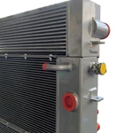 Integrated Oil, Air and Water Cooler for Diesel Compressors