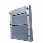 Integrated Oil, Air and Water Cooler for Diesel Compressors